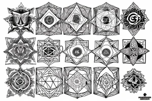 Heptagram tattoo idea