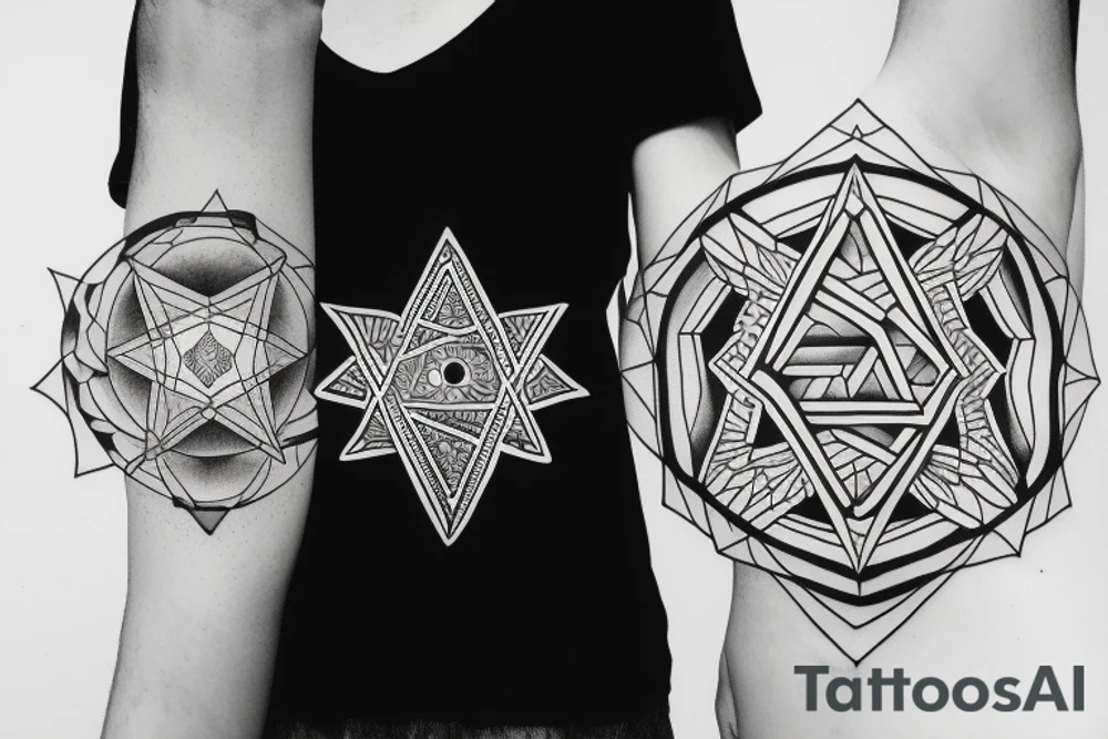 Heptagram tattoo idea