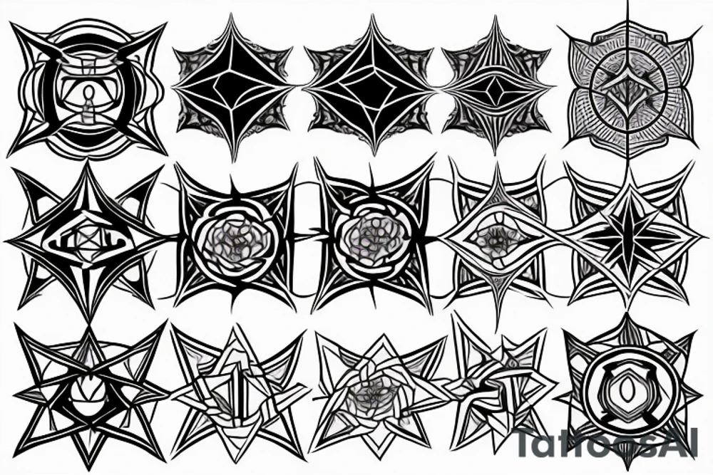Heptagram tattoo idea