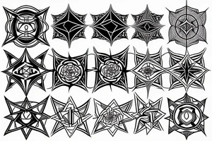 Heptagram tattoo idea