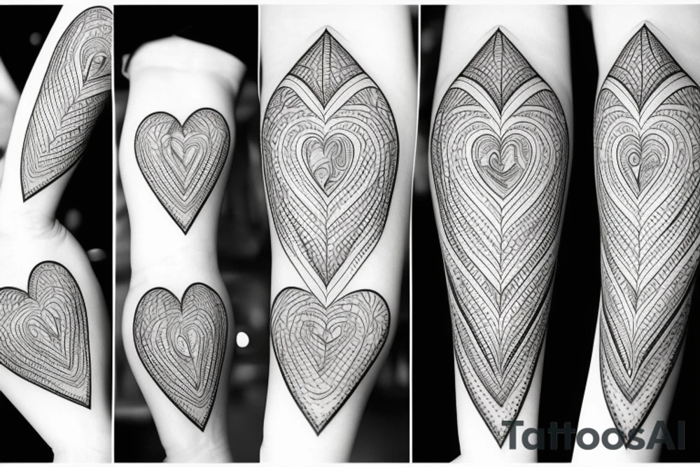 Choice between brain and heart tattoo idea