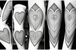Choice between brain and heart tattoo idea