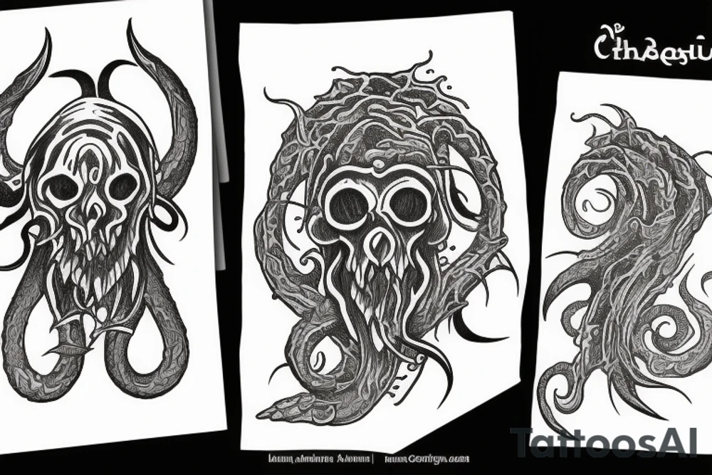 Cthulu tattoo idea