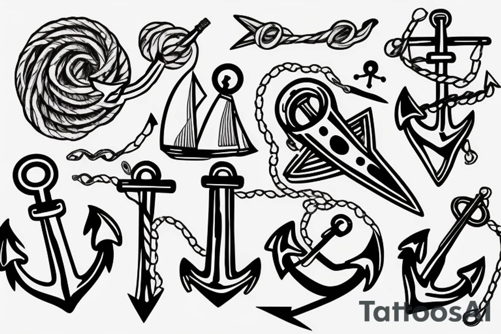 anchor
sailing tattoo idea