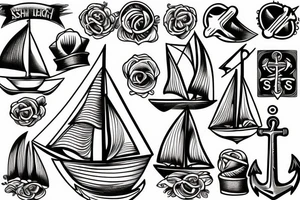 anchor
sailing
sailboat tattoo idea