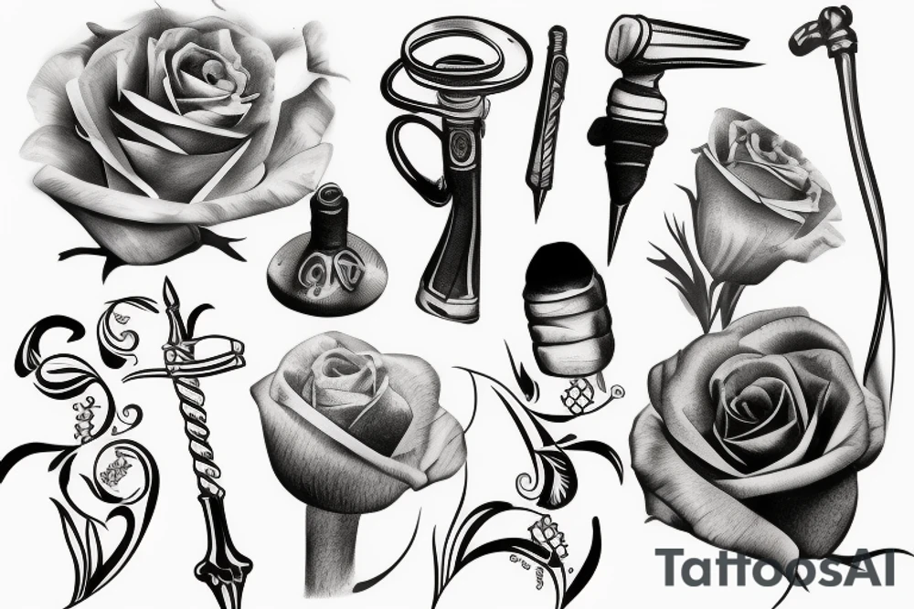 A cane tattoo idea