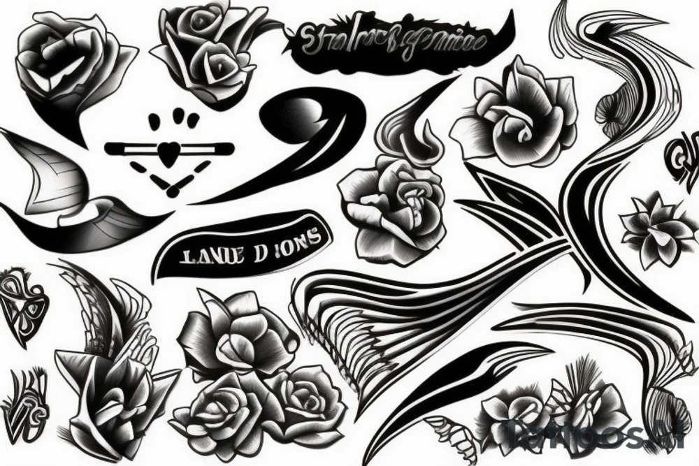 A cane tattoo idea