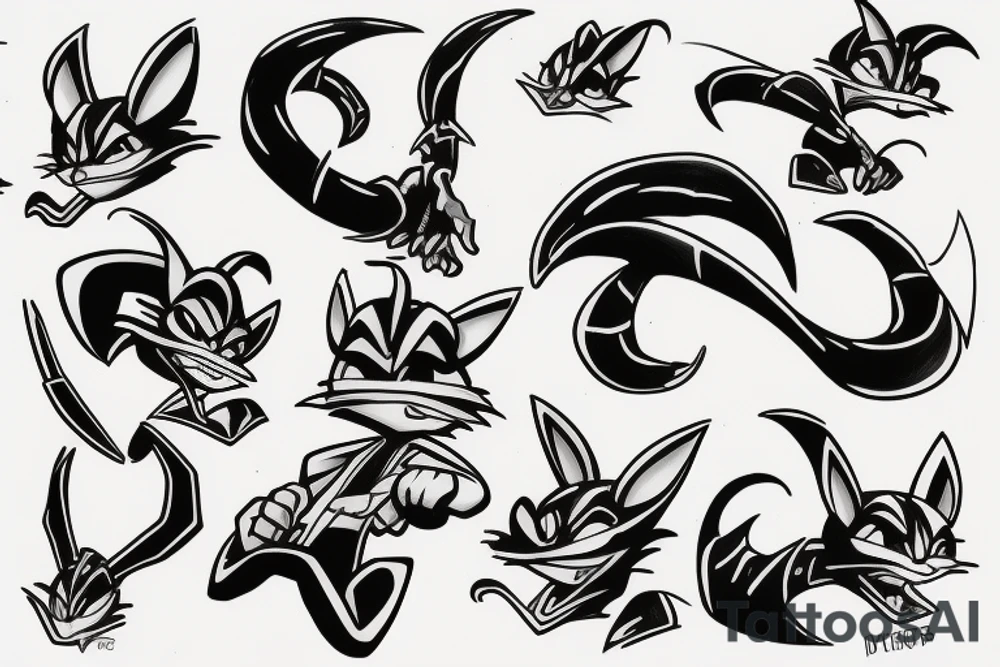 Sly Cooper's hook tattoo idea