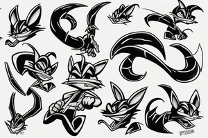 Sly Cooper's hook tattoo idea