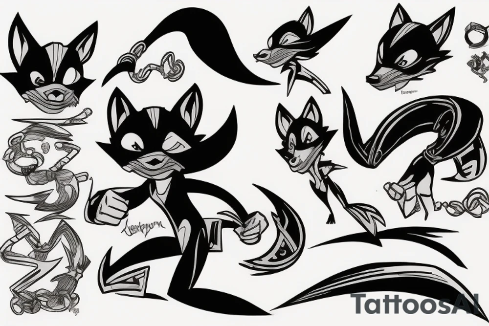 Sly Cooper's hook tattoo idea