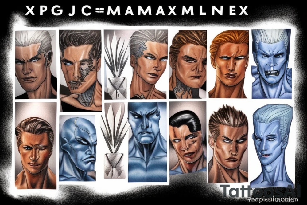 Iceman from X-men tattoo idea
