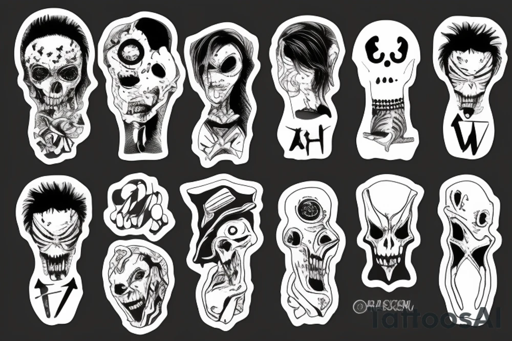 horror academia tattoo idea