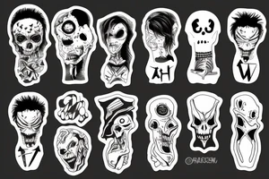 horror academia tattoo idea