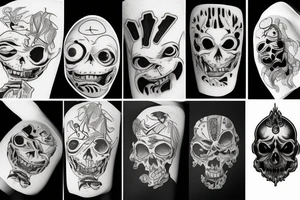 horror academia tattoo idea