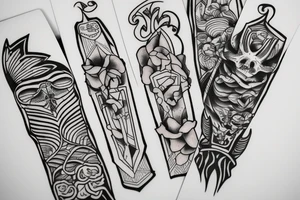 pages turned with the bridges burned tattoo idea