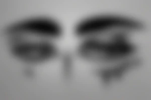 balance eye tattoo idea