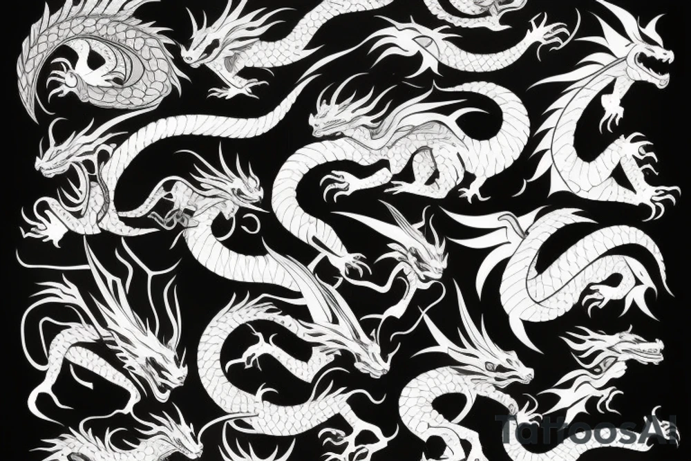 dragon tattoo idea