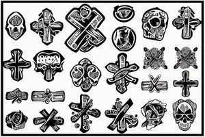 a cross tattoo idea