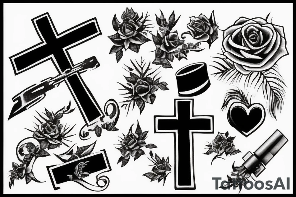 cross tattoo idea