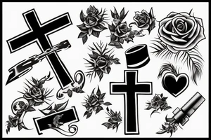 cross tattoo idea