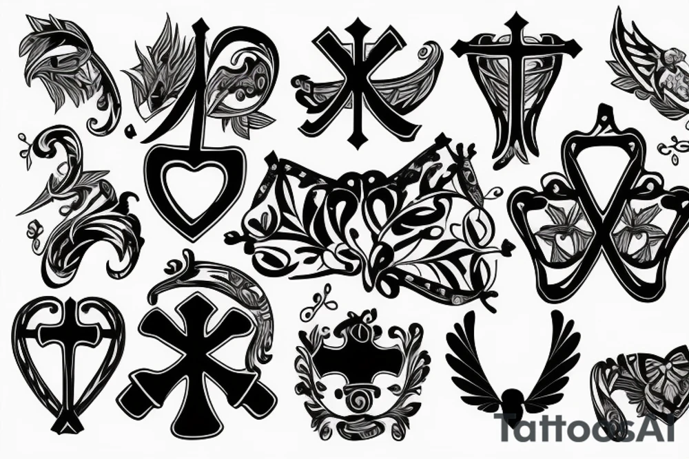 cross tattoo idea