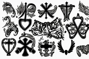 cross tattoo idea