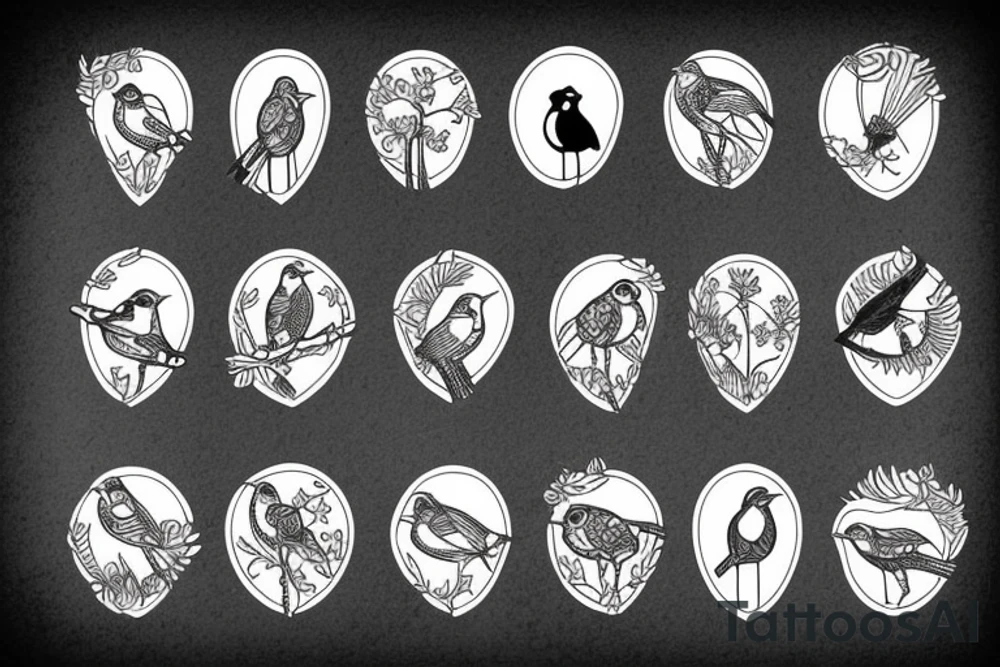 Woodcock bird tattoo idea