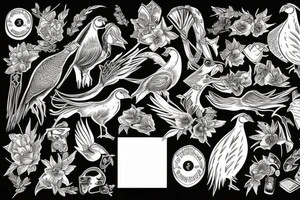 Pheasant tattoo idea