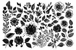 Find someone who grows flowers in the darkest parts of you tattoo idea