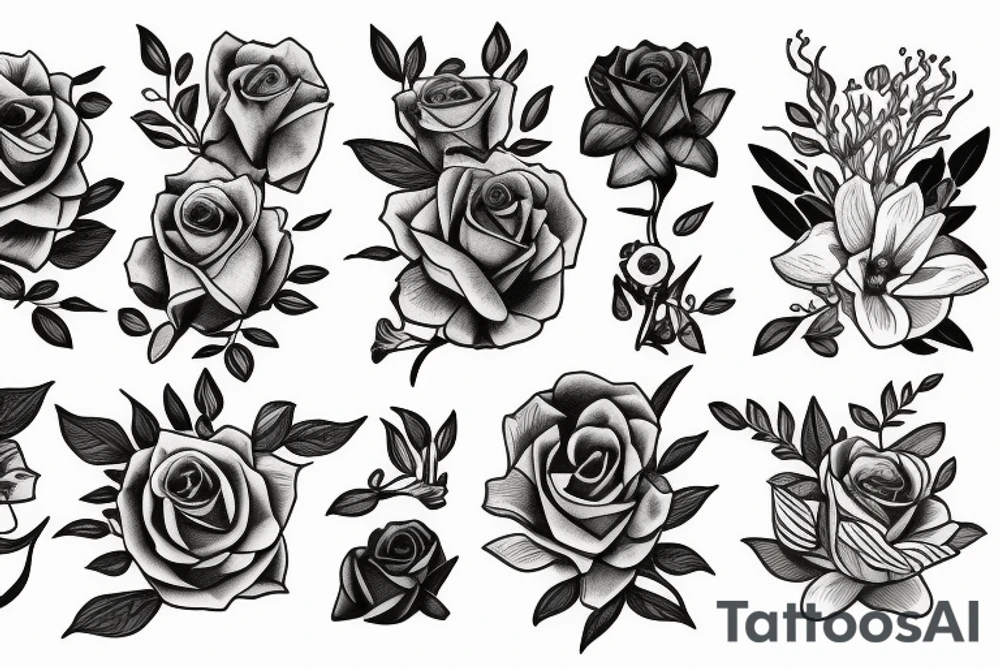 Find someone who grows flowers in the darkest parts of you tattoo idea