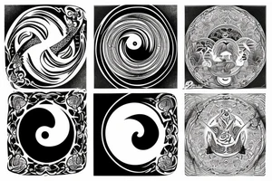 ying-yang tattoo idea