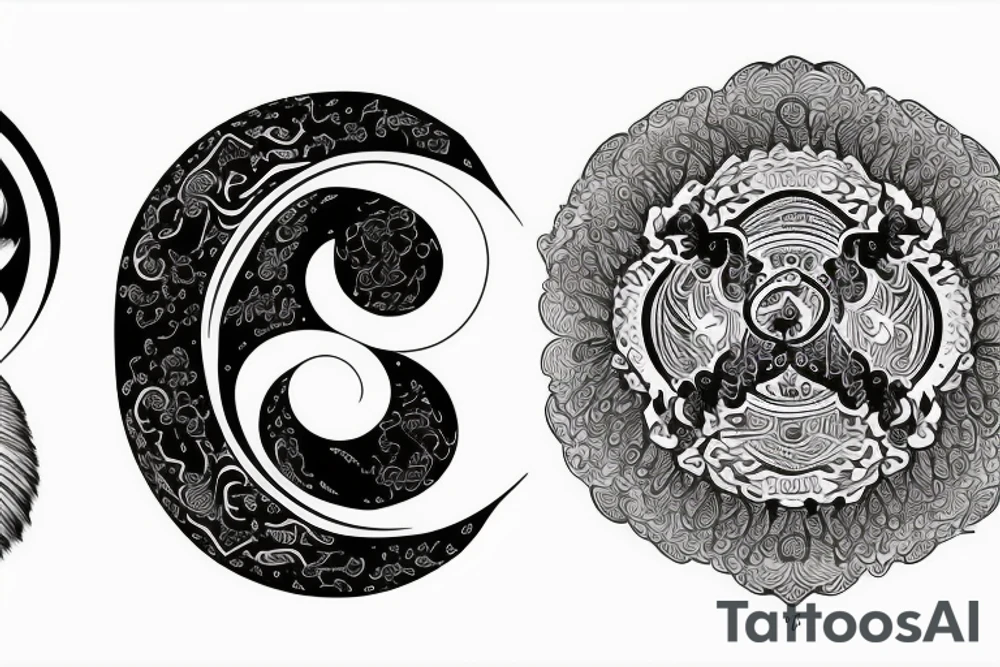 ying-yang tattoo idea