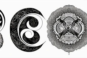 ying-yang tattoo idea