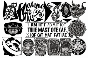 I am the master of my fate.  I am the captain of my soul. tattoo idea