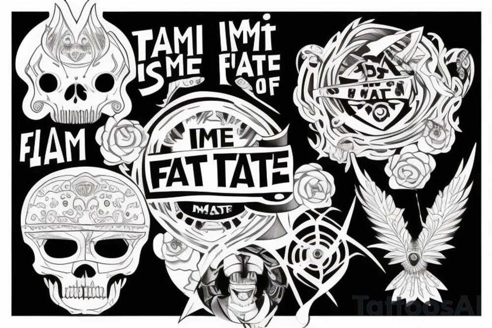 I am the master of my fate.  I am the captain of my soul. tattoo idea