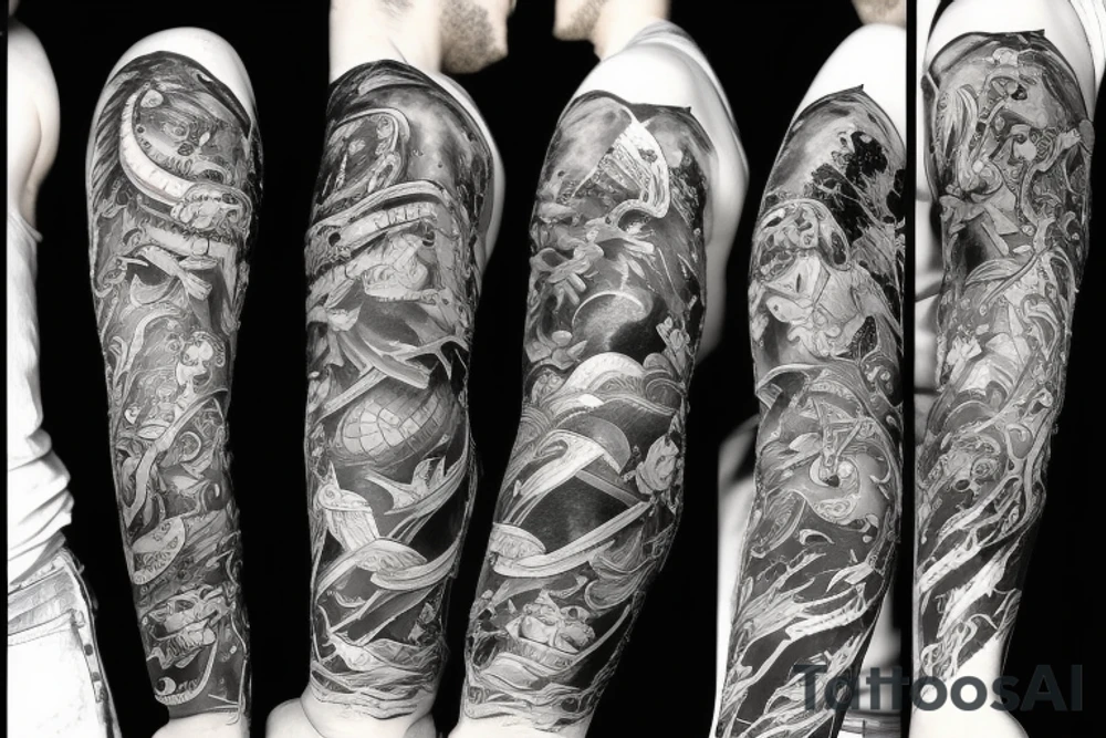 space demons tattoo idea