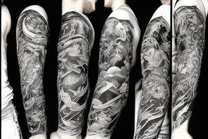 space demons tattoo idea