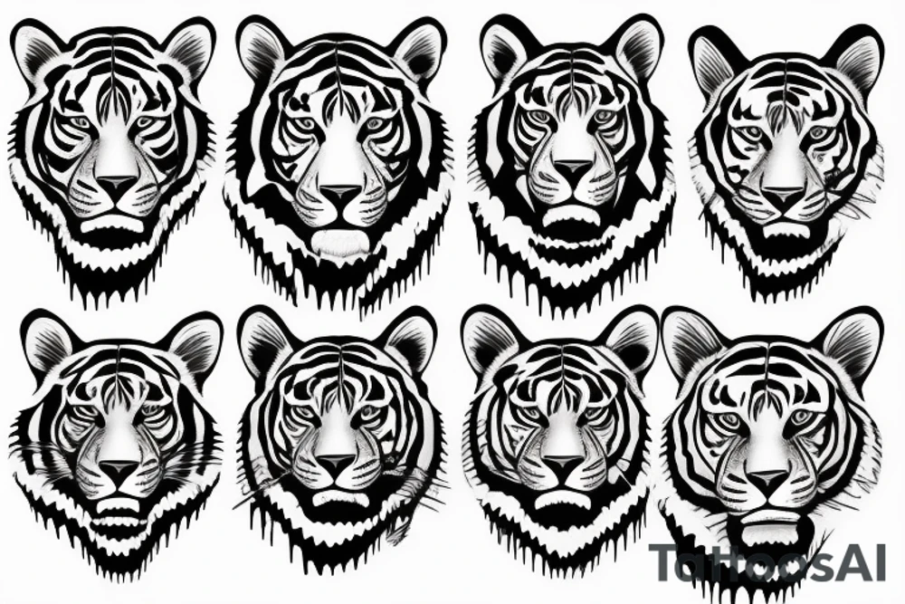 Tiger tattoo idea