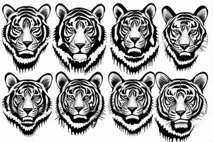 Tiger tattoo idea