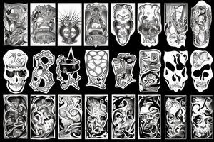 Light under closed doors tattoo idea