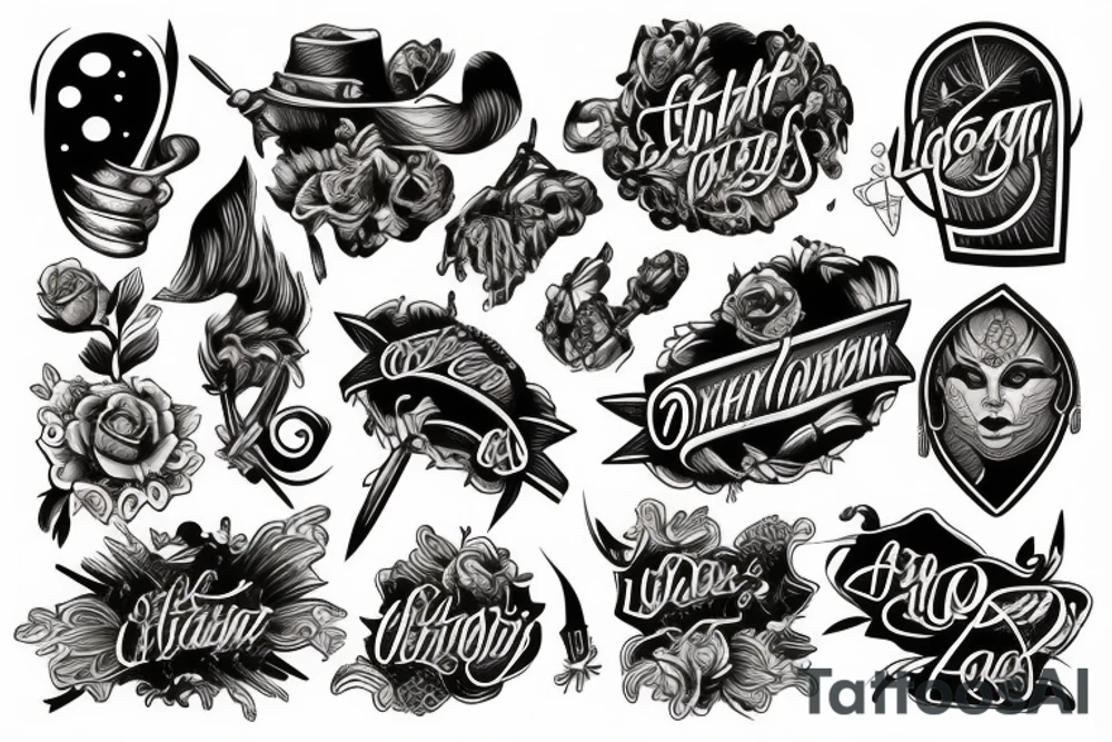 Light under closed doors tattoo idea