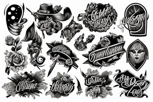 Light under closed doors tattoo idea