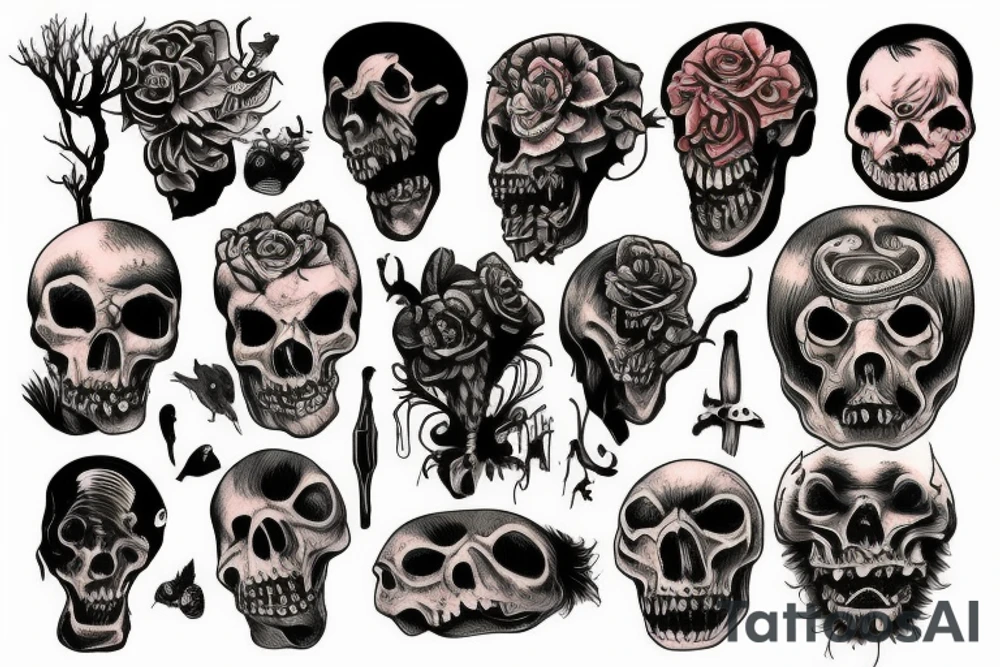 Horror Nature tattoo idea