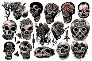 Horror Nature tattoo idea