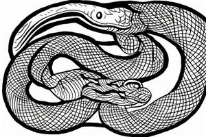 omega ,
four elementh
snake tattoo idea