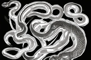 omega ,
four elementh
snake tattoo idea