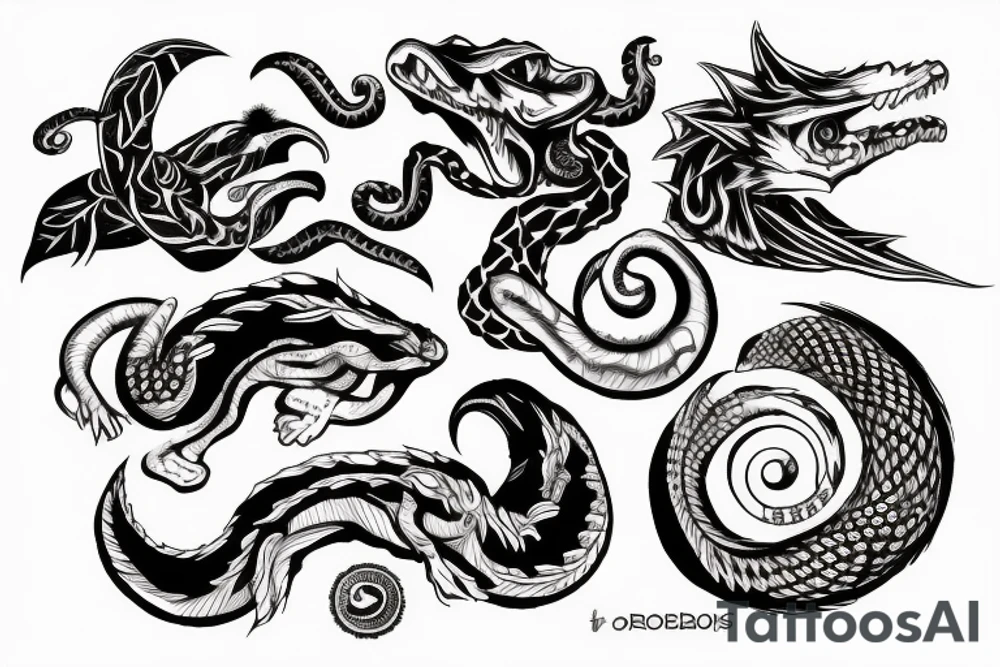 Ouroboros tattoo idea