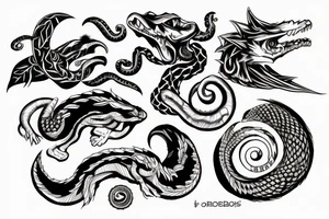 Ouroboros tattoo idea