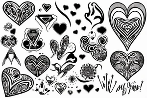heart rate tattoo idea