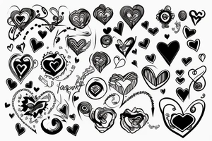 heart rate tattoo idea